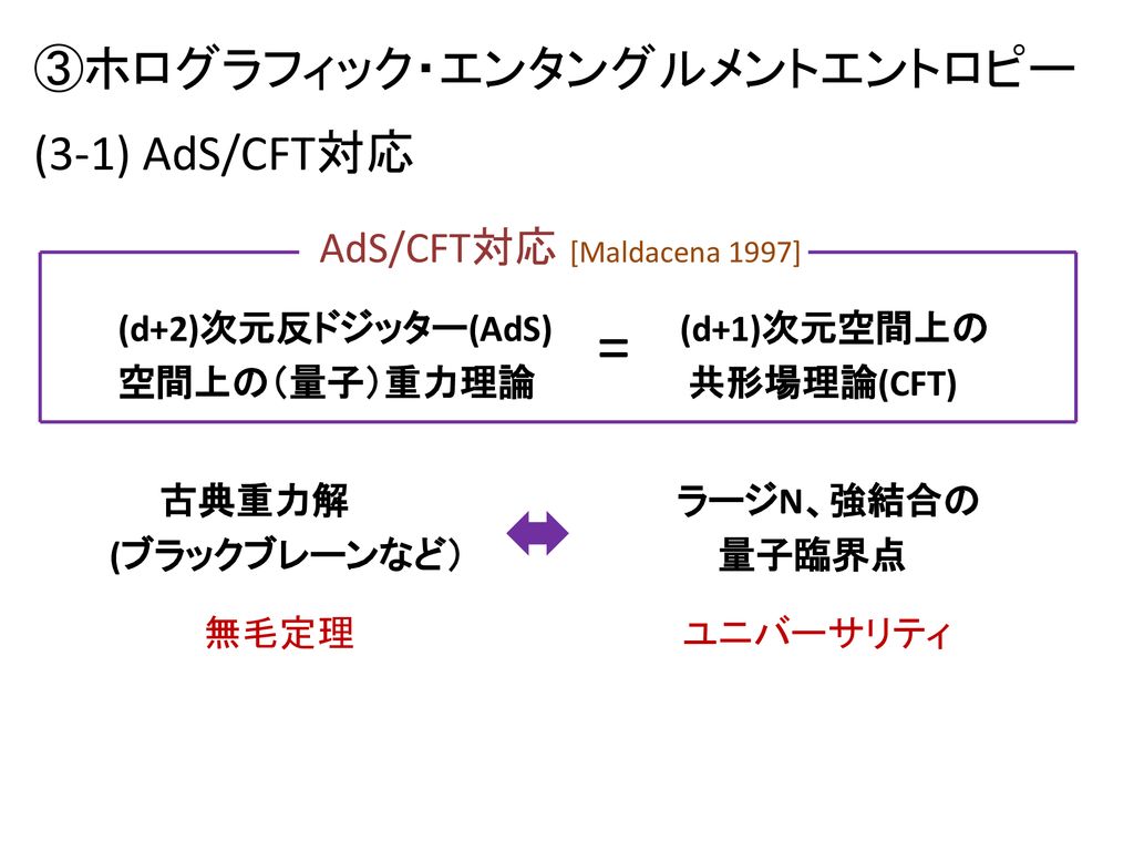 ホログラフィー原理と量子エンタングルメント 臨時別冊・数理科学 - 参考書